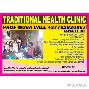 POWERFUL TRADITIONAL HEALER FOR FINANCIAL PROBLEMS & LOST LOVERS SPELL CASTER IN PIETERMARITZBURG CALL +27782830887 DURBAN