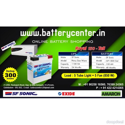 Inverter and Inverter Batteries for Sale
