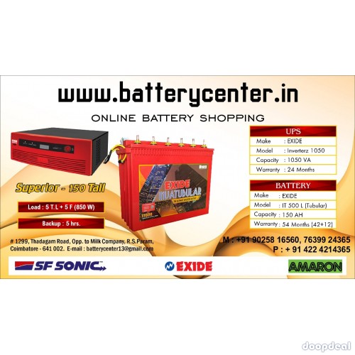 Inverter and Inverter Batteries for Sale