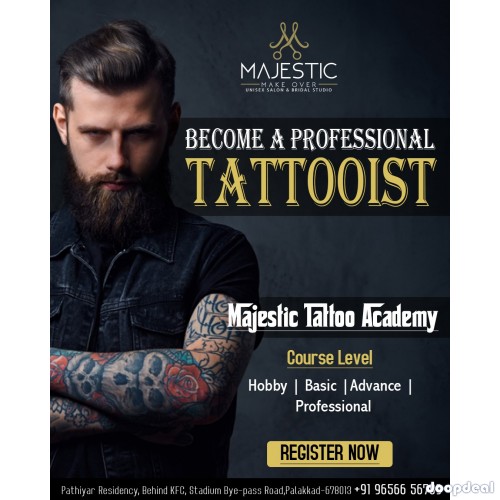 Professional Tattoo Academy in Palakkad | Majestic Makeover
