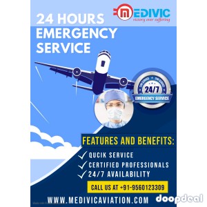 Use the 24 * 7 Non-Stops Medivic Air Ambulance Service in Mumbai for the Urgent Shifting
