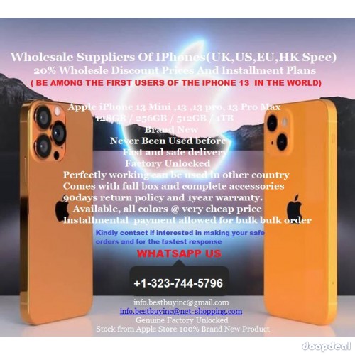 Apple iPhones 13/12 /11 pro max  (UK,US.EU.HK Spec)