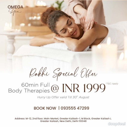 Special VIP Body Massage AT Omega SPA Ggreater Kailash Delhi