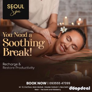 Full Body to Body Massage Service in South Delhi At Select City Walk At SEOUL SPA